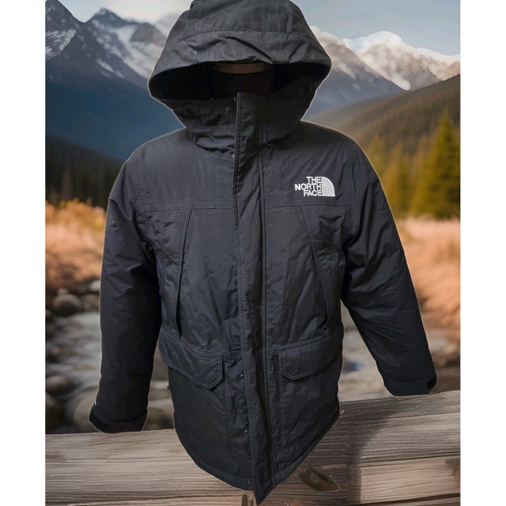 The North Face Mens McMurdo Parka Black 600 Down DryVent Hooded NF0A5GJF Small
